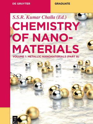 cover image of Metallic Nanomaterials (Part B)